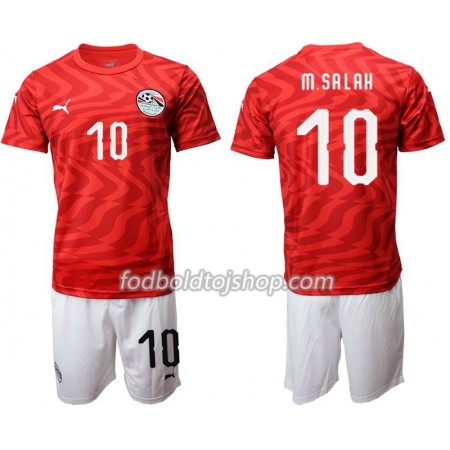 Egypten M.Salah 10 Børn Hjemme Fodboldsæt 2019 S/S (+ Korte bukser)